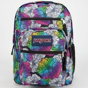 🎨NWT Jansport Ombre Multi Floral Student Backpack